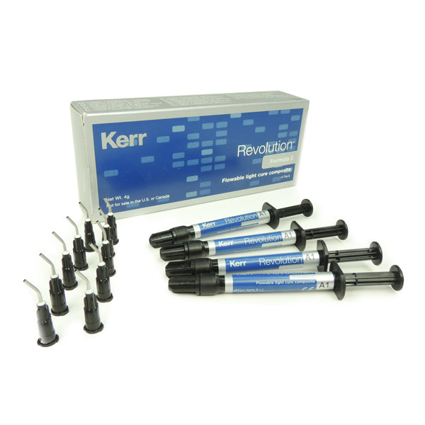 Kerr Dental 29494 Revolution Formula 2 Flowable Hybrid Composite Syringe A2 4/Pk EXP Jan 2024 Kerr Dental 29494 Revolution Formula 2 Flowable Hybrid Composite Syringe A2 4/Pk EXP Jan 2024